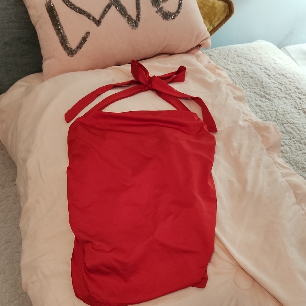 Red Halter Top